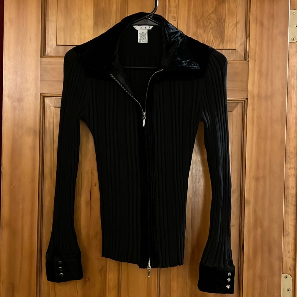 CAbi Zip Front Top/Jacket